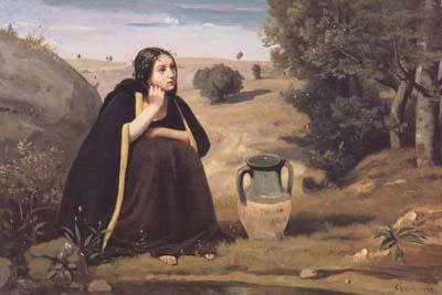 Rebecca au puits (mk11), Jean Baptiste Camille  Corot